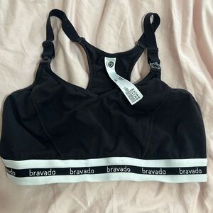 Bravado Hands Free Pumping Bra Good Condition Black Sz Medium